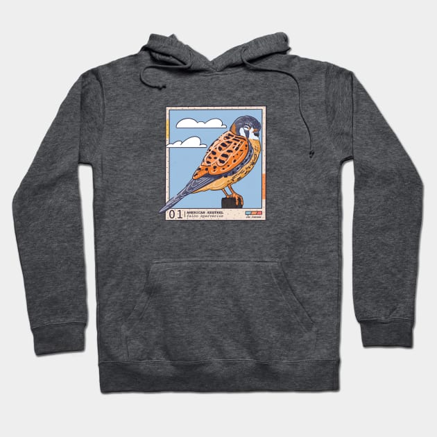 American Kestrel Hoodie by fernandaschallen